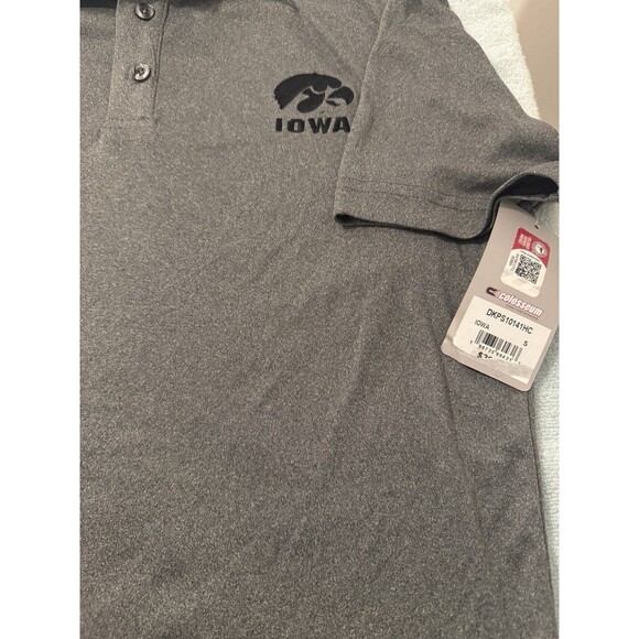 University Of Iowa Colosseum Athletics Men’s Small Polo Shirt College Sports Nwt - Picture 3 of 9